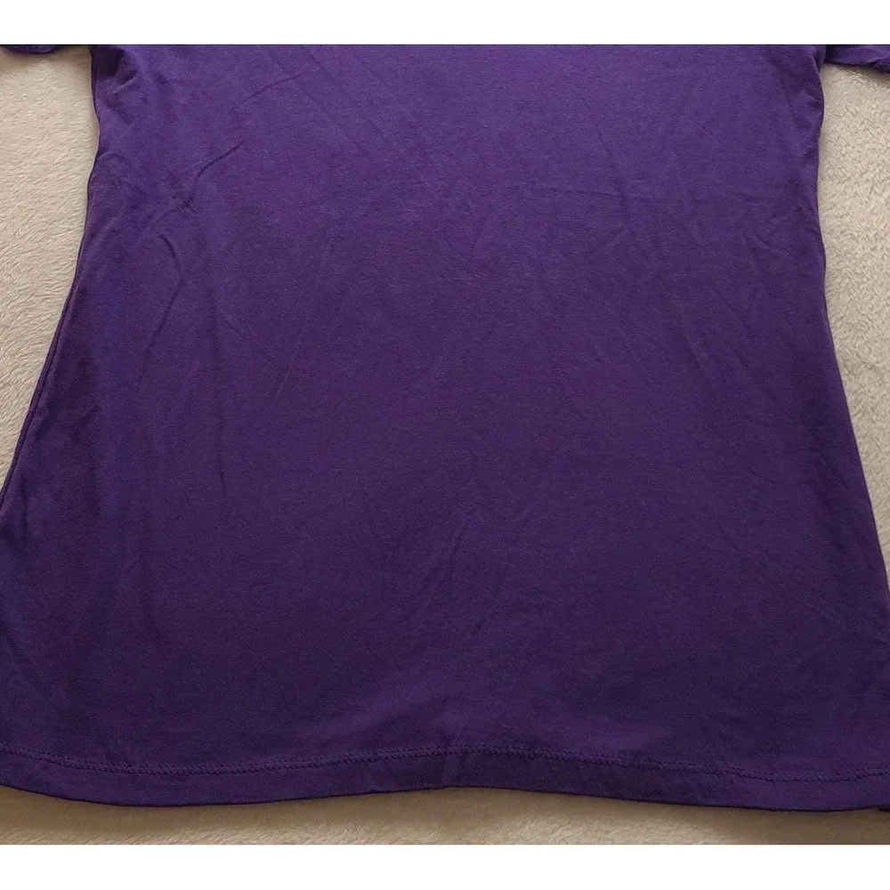 Doctor Who River Song Hello Sweetie Purple Graphic T-Shirt Women's Large Pinup - Picture 10 of 12